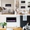 Hastings Home Hastings Home 42-inch Electric Fireplace, Wall Mount, Front Vent, LED Flame and Remote Control 910742VLZ - alternate 2